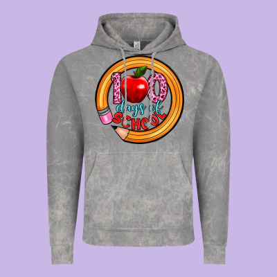 100 Days Of School Vintage Hoodie Designed By Artiststas
