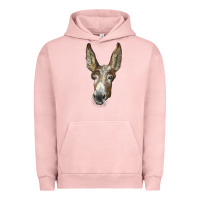 Pigment Salmon american mammoth jackstock donkey  face Urban Hoodie - LillyAllenDesigns