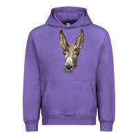 Tulip american mammoth jackstock donkey  face Urban Hoodie - LillyAllenDesigns