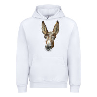 White american mammoth jackstock donkey  face Urban Hoodie - LillyAllenDesigns