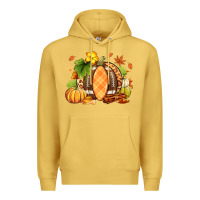 Antique Gold Fall American Football Premium Hoodie - RanaPortraitStore