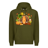 Army Green Fall American Football Premium Hoodie - RanaPortraitStore