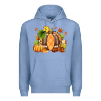 Colony Blue Fall American Football Premium Hoodie - RanaPortraitStore