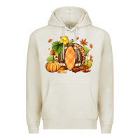 Oatmeal Heather Fall American Football Premium Hoodie - RanaPortraitStore
