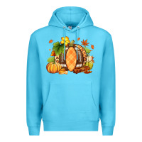 Ocean Blue Fall American Football Premium Hoodie - RanaPortraitStore