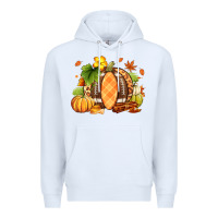 White Fall American Football Premium Hoodie - RanaPortraitStore