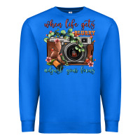 True Royal When Life Gets Blurry Adjust Your Focus Vintage Camera Premium Sweatshirt - FaDigitalArtStudio
