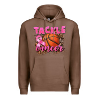 Chestnut Tackle Cancer Basketball Premium Hoodie - FaDigitalArtStudio