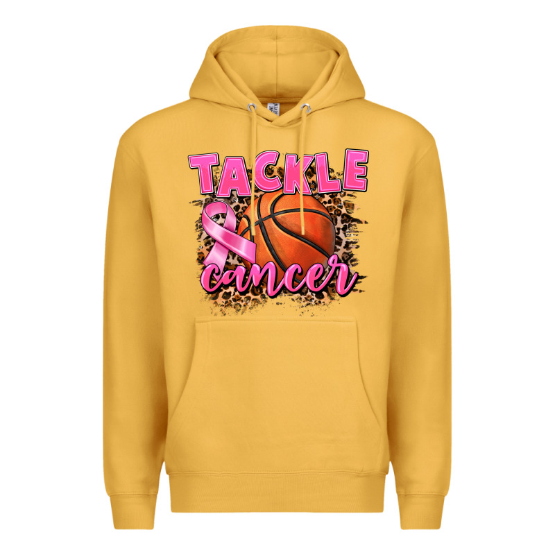 Tackle Cancer Basketball Premium Hoodie by FaDigitalArtStudio | Teevron