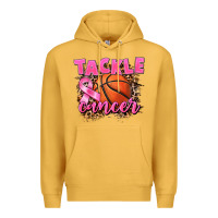 Mustard Tackle Cancer Basketball Premium Hoodie - FaDigitalArtStudio
