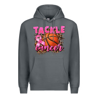Rock Tackle Cancer Basketball Premium Hoodie - FaDigitalArtStudio