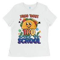 Taco Bout 100 Days Of School Ladies Tee | Teevron