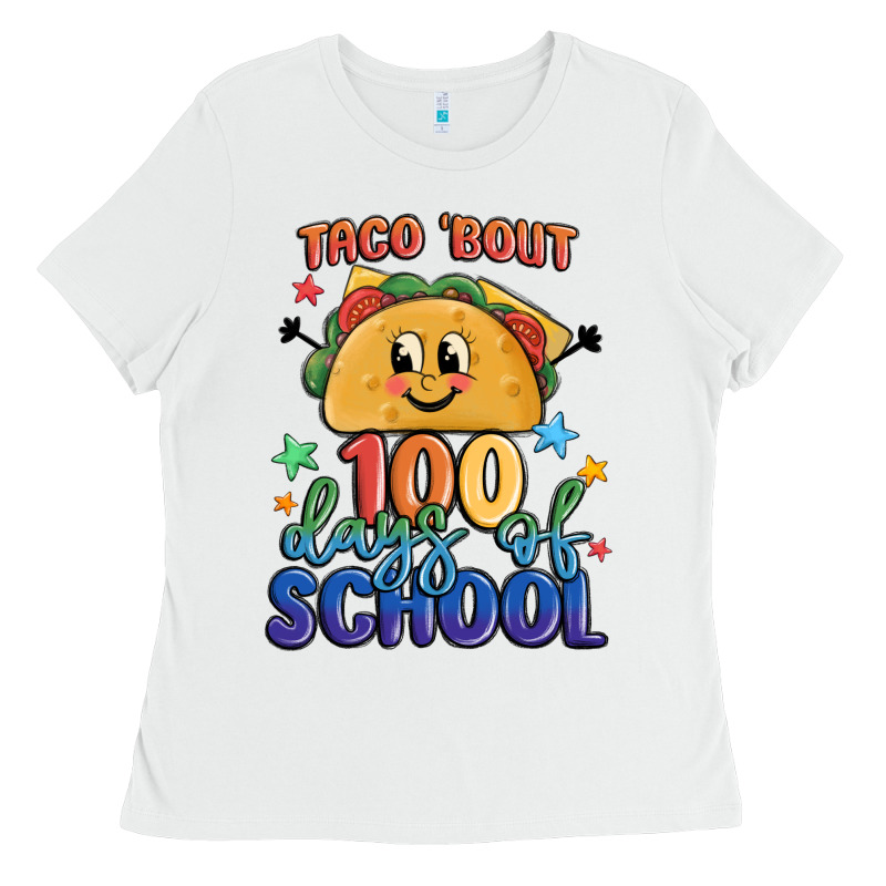 Taco Bout 100 Days Of School Ladies Tee by MaliasSmallBusiness | Teevron