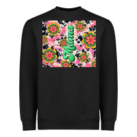 Black mama with hippie daisies Heavyweight Sweatshirt - TumblerDesignByShophia