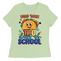 Matcha taco bout 100 days of school Ladies Tee - MaliasSmallBusiness