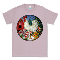 Lilac leghorn rooster christmas ornament Classic Tee - LillyAllenDesigns