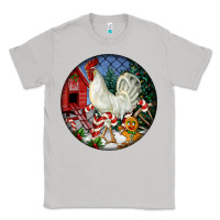Moon Dust leghorn rooster christmas ornament Classic Tee - LillyAllenDesigns