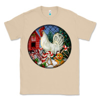 Mushroom leghorn rooster christmas ornament Classic Tee - LillyAllenDesigns