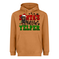Meerkat Santa's Little Yelper Heavyweight Hoodie - FaDigitalArtStudio