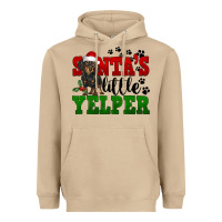 Mushroom Santa's Little Yelper Heavyweight Hoodie - FaDigitalArtStudio