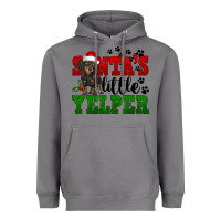 Santa's Little Yelper Heavyweight Hoodie | Teevron