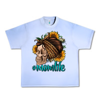 Grape Ice momlife skull with bandana Urban Heavy Tee - Jasminsmagicworld