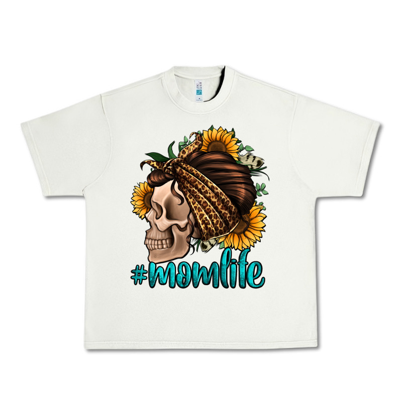 Momlife Skull With Bandana Urban Heavy Tee by Jasminsmagicworld | Teevron