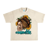 Sandshell momlife skull with bandana Urban Heavy Tee - Jasminsmagicworld