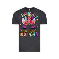 Vintage Black i magically survived 100 days Vintage Tee - Artiststas