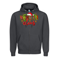 Smoke christmas nonnie claus Zipper Hoodie - FaDigitalArtStudio
