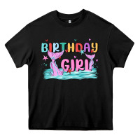 Black birthday girl Heavy Core Tee - MaliasSmallBusiness
