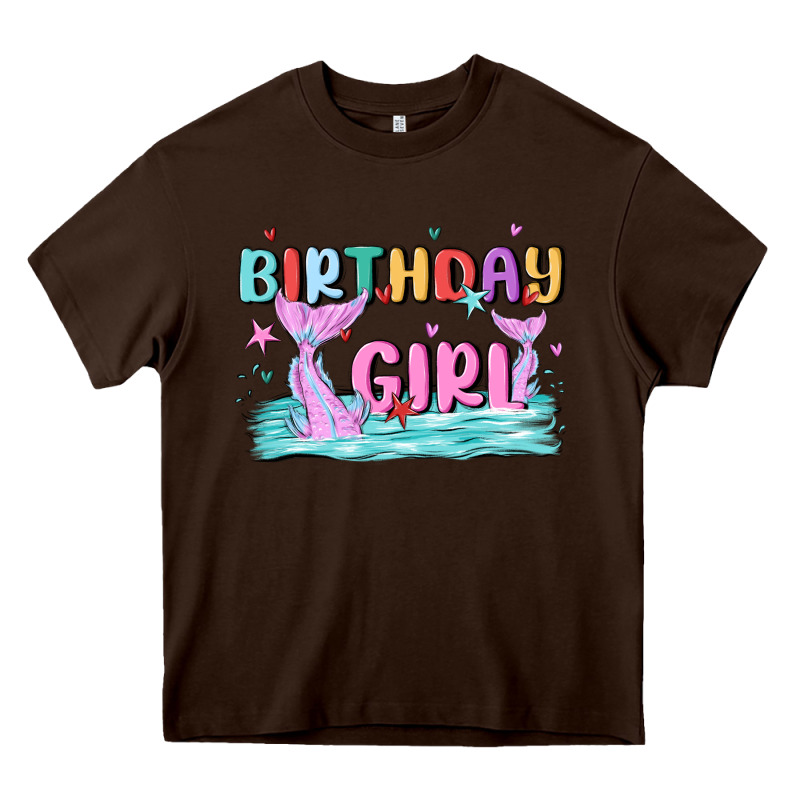 Birthday Girl Heavy Core Tee by MaliasSmallBusiness | Teevron