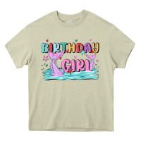 Mossy birthday girl Heavy Core Tee - MaliasSmallBusiness