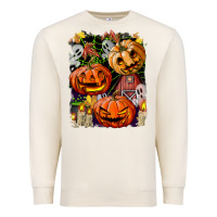 Sandshell Halloween Pumpkins Premium Sweatshirt - BundleAndBundleShop
