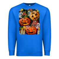 True Royal Halloween Pumpkins Premium Sweatshirt - BundleAndBundleShop