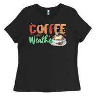 Black coffee weather Ladies Tee - MaliasSmallBusiness