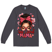 Smoke one loved mama messy bun Long Sleeve Tee - texasbilliewilder