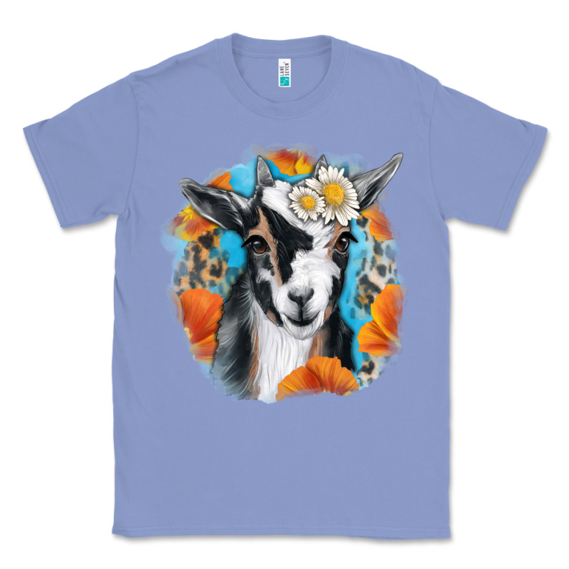 Daisy Goat With Background Classic Tee by RanaPortraitStore | Teevron