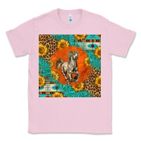 Bubblegum Pink western percheron horse Classic Tee - LillyAllenDesigns
