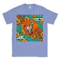 Colony Blue western percheron horse Classic Tee - LillyAllenDesigns
