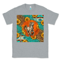 Heather Grey western percheron horse Classic Tee - LillyAllenDesigns