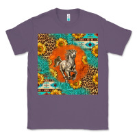 Lavender western percheron horse Classic Tee - LillyAllenDesigns