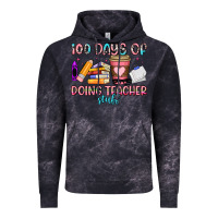 Cloud Black 100 days of doing teacher stuff Vintage Hoodie - Artiststas