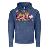 Vintage Denim 100 days of doing teacher stuff Vintage Hoodie - Artiststas