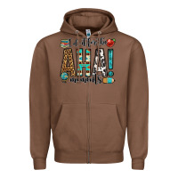 Chestnut i do it for the aha moments teacher Zipper Hoodie - OliviaCreatesArt