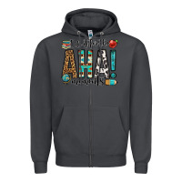 Smoke i do it for the aha moments teacher Zipper Hoodie - OliviaCreatesArt