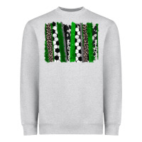 Heather Grey Soccer brushstroke Heavyweight Sweatshirt - HowdyJamesFarm