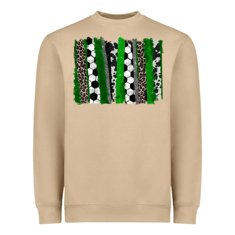 Soccer Brushstroke Heavyweight Sweatshirt by HowdyJamesFarm | Teevron