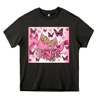 Asphalt breast cancer nails hope Heavy Core Tee - MaliasSmallBusiness