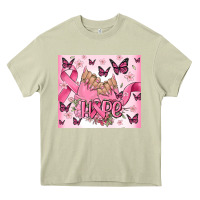 Mossy breast cancer nails hope Heavy Core Tee - MaliasSmallBusiness